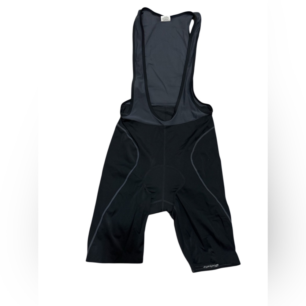 Black Cycling Bib Shorts W/Padded Saddle